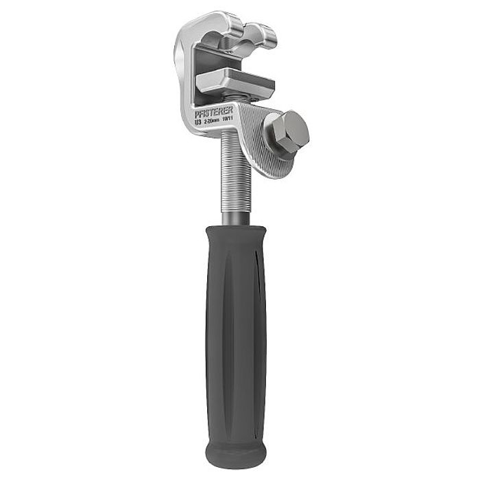 Universal-Erdungsklemme  U3  mit Handgriff für Kugel ø20 mm, Klemmbereich 20 mm, Ik=23,7kA/1s