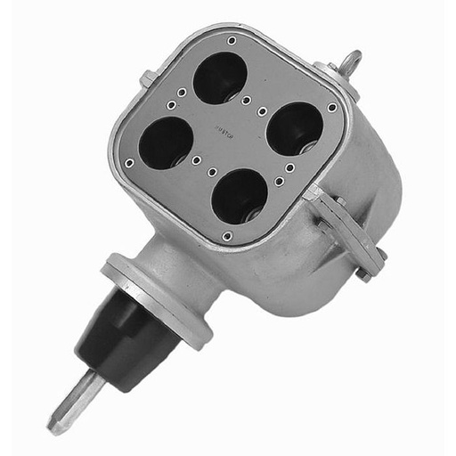 [827146836] CONNEX-4-fach-Winkelsteckbuchse Größe 3, 42 kV bis 3150 A, Anschluß mit Bolzen 35 mm