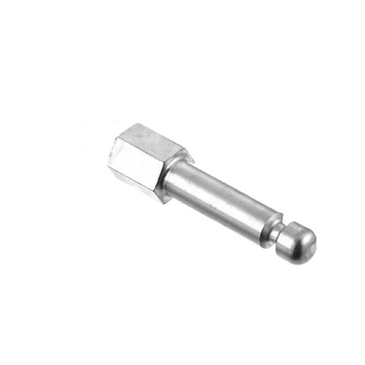 [610923001] Erdungs-Zylinderbolzen  nach DIN  48088 Teil 2 mit Ringnut, D=16 mm, Innengewinde M12