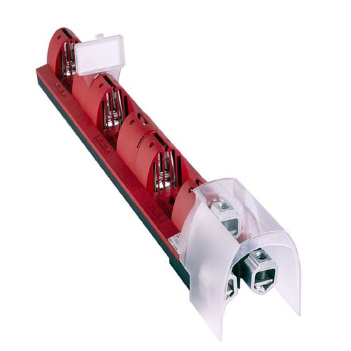 [527012001] NH-Sicherungsleiste Gr.2, 400A, M12  M12x30mm Anschlussraum-Abdeckung  EV /