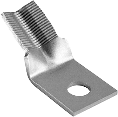 [550740008] V-Anschlusslasche für V-Klemme 50-150 (240) mm², LB=13 mm, 3 mm stark, gerade