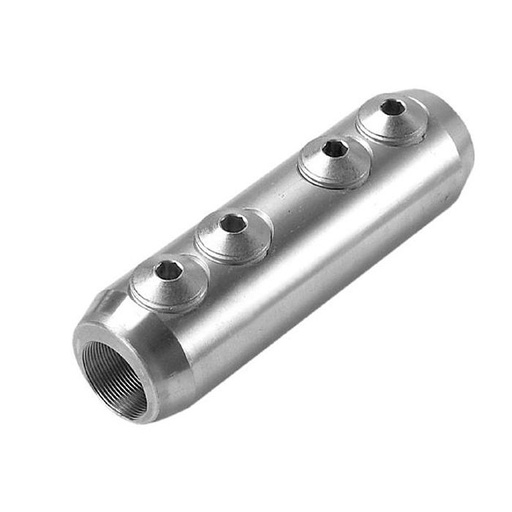 [332409001] Schraubverbindungsklemme Al,m.Steg,f.Cu+Al-Leiter 120-240mm²rm,sm,re,se  SW6, Anzugsmoment:25Nm