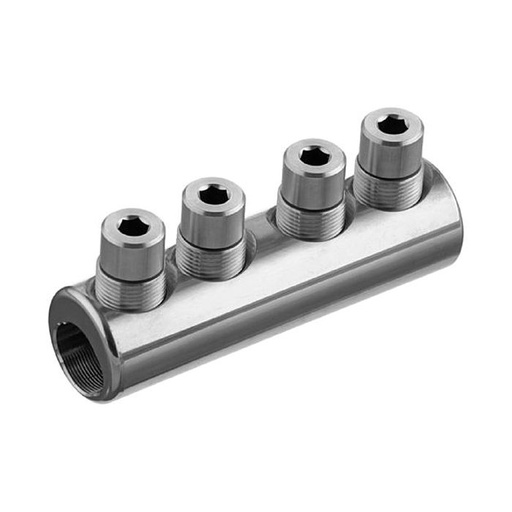 [332800001] NS-Schraubverbinder Cu blank , ohne Trennsteg, 1,5-16²re,rm, 2 Schr.:SW2,5; ohne Abreißkopf