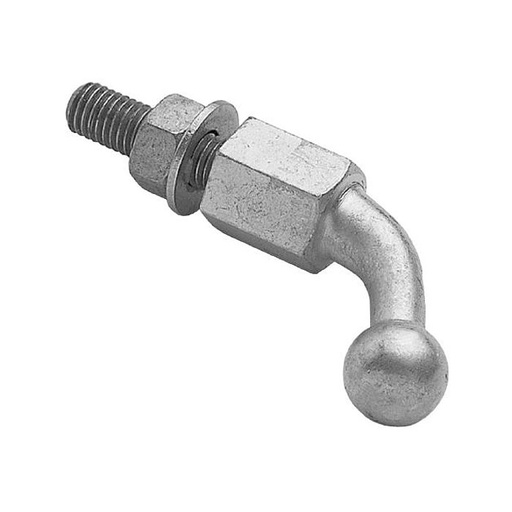 [360786001] Kugelbolzen gewinkelt 90Gr.kpl. Kugel 2020M12x35mm Ith=13 8kA/s  galSn SW24