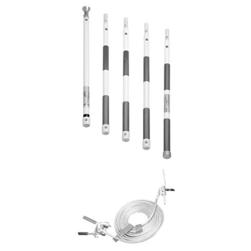 [364766004] 2 Erd.- u. Kurzschl.Vorrichtungen kpl. 50mm² L=12m in 2 Taschen (1 Erd.-Stange)